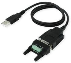Roline Kábel USB-A - RS422/485, konverter, M/M, 1, 2m, fekete (12.02. 1174-5) (12.02.1174-5)