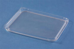  Tető, ételtároló dobozhoz, 500-1000 ml, műanyag, mikrózható, 50 db, 'Varia', víztiszta (KHMU259) (KHMU259)