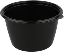  Gulyástál fekete PP 750ml