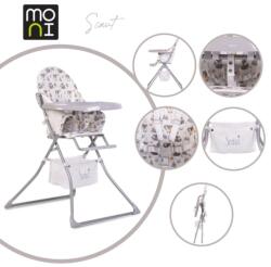 Moni Scaut etetőszék szürke - neobaby