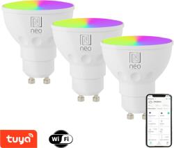 Immax NEO LITE GU10 6W RGB+CCT, színes és fehér, WiFi, 3db (07724C)