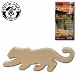 KIDS AT WORK Fafaragás - Párduc figura körbevágva