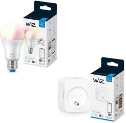 Philips E27 RGB A60 + WiZ Smart Plug (929002383602/929003601001)