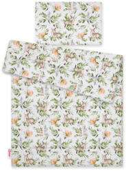 BabyLion Prémium 2 Részes Ágyneműszett 100x135 - Őzike és Barátai - Színes