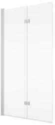 Ronal Bathrooms Paravan pentru cadă Ronal, Solino, plabilă, 90X150 cm, profil crom (SOLB2D0905007)