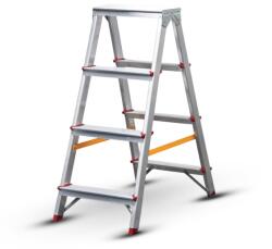 Bormann Алуминиева двустранна стълба Bormann Pro BHL9035, 2х4, 80, 4 см, 150 кг (051404) (051404)