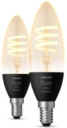 Philips Hue White Ambiance 4, 6 W 550 Filament izzó E14 2 db
