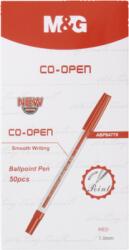 M&G Pix cu bila M&G, CO-OPEN, rosu, 1.0mm, 50 buc/display ABP64779331000H