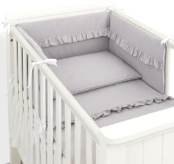 MT Textil Wavy 3 Részes Ágyneműhuzat Szett 100x135cm - Szürke