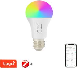 Immax NEO Smart izzó LED E27 11W RGB+CCT színes és fehér, dimmelhető, Zigbee (07743L)