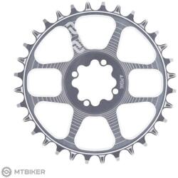 e*thirteen Helix Race lánctányér, 34 fogú, 1x12, ezüst