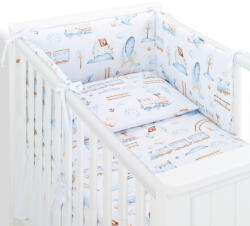 MT Textil 3 Részes Ágyneműhuzat Szett 100x135cm - Vonatok