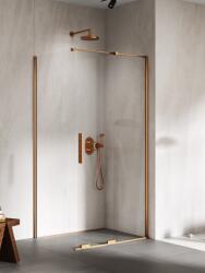NEW TRENDY Smart cabină de duș 120x90 cm dreptunghiular cupru periat/sticlă transparentă EXK-7678 (EXK7678)