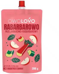 OWOLOVO 100% Alma-Rebarbara gyümölcspüré - 200g - egeszsegpatika