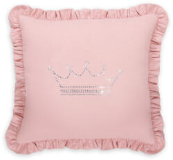 BabyLion Prémium Fodros dekor párna - Rózsaszín