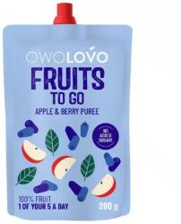 OWOLOVO 100% Kék áfonyás gyümölcspüré - 200g - egeszsegpatika