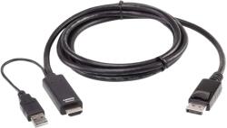ATEN Switch KVM ATEN 2L-7D02HDP True 4K 1.8M HDMI to DisplayPort Cable (2L-7D02HDP)