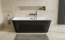 Besco Varya B&W cadă de perete 170x80 cm dreptunghiulară alb-negru-bicolor #WAS-170VRMC (#WAS170VRMC)
