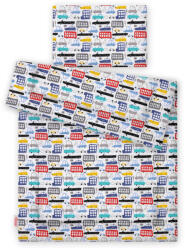 BabyLion Prémium 2 Részes Ágyneműszett 100x135 - Színes Autók