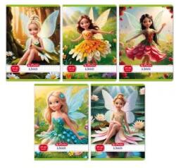 Herlitz Flower Fairy: A5-ös négyzetrácsos füzet, 27-32 - többféle