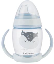 KikkaBoo Чаша със силиконов Kikkaboo - Happy face, 200 ml, Blue (31302030072)