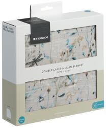 KikkaBoo Двупластово одеяло от муселин Kikkaboo - Dreamy Fields, 100 х 100 сm, Grey (31103010110)