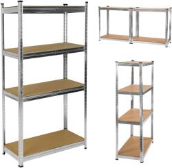 Pepita Raft industrial metalic cu panouri MDF 150x75x30cm - capacitate de încărcare 540kg (KF-S15075) Raft