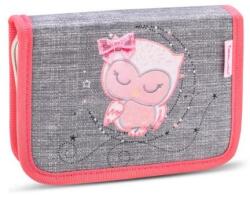 Belmil Tolltartó, klapnis, cipzáras, BELMIL Little Owl, szürke-barack, bagoly