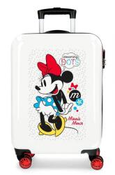 Luxus gyermek ABS utazótáska MINNIE MOUSE Dots, 55x38x20cm, 34L, 4681765