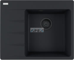 Franke Centro CNG 611-62 A balos Black collection matt fekete gránit mosogatótálca távvezérlővel (114.0658. 595)