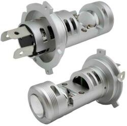  2 db H4, H19 LED izzó 12-24V CANBUS USA-ból származó lámpákhoz, vágott vezeték