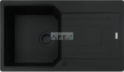 Franke Urban UBG 611-86 A Black collection matt fekete gránit mosogatótálca távvezérlővel (114.0682. 732)