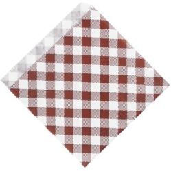 WIMEX Pungă de hârtie Karo 14 x 14 cm pentru burger/kebap [500 buc]