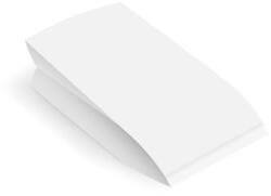WIMEX Pungă de hârtie (PAP/PE) 2 straturi rezistentă la grăsime, albă 13+8 x 28 cm `1/1` [100 buc]