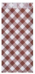 WIMEX Pungă de hârtie Karo 9+2, 5 x 20 cm pentru hot dog [300 buc]