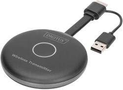 ASSMANN Switch KVM Digitus Wireless HDMI Transmitter Click & Present PRO, HDMI extension (black) (DS-55322)