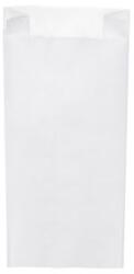 WIMEX Pungă de hârtie cu clin lateral alb 15+7 x 35 cm `2.5kg` [1000 buc]