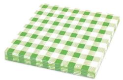 Wimex Șervețele (PAP FSC Mix) 1 strat Verde în carouri 33 x 33 cm [100 buc]