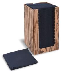 Compatible Șervețele (PAP-Airlaid FSC Mix) PREMIUM negre 20 x 20 cm într-o cutie [100 buc]