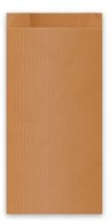 WIMEX Pungă de hârtie (FSC Mix) cu cusătură laterală maro 10+5 x 22 cm `0.5kg` [100 buc]