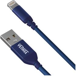 YENKEE YCU 611 BE USB-A apa - Lightning apa 2.0 Adat és töltőkábel - Kék (1m) (YCU 611 BE) (YCU 611 BE)