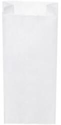 WIMEX Pungă de hârtie cu clin lateral alb 14+7 x 32 cm `2kg` [1000 buc]