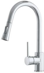 Gamma Taru II. Mosogató Csaptelep - Kihúzható, Zuhanyfejes, Króm (BTS-CH) - watermarkt