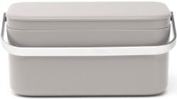 Brabantia Caddy Konyhai Szemetes Komposztálható Élelmiszerhulladék Gyűjtéséhez, 1, 8L, Abs Műanyag, R. M. Acél Fogantyú, Középszürke - 230080