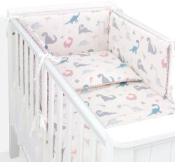 MT Textil 3 Részes Ágyneműhuzat Szett 100x135cm - Bézs Dínók