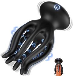 SuperLove Octopus Tentacle Vibrating Penis Massager Black
