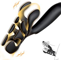 SuperLove Spider Hand Strong Penis Vibrator Black