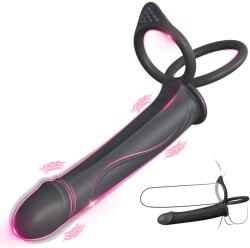 SuperLove Perfect Double Fucker Dual Motor Vibrations Black