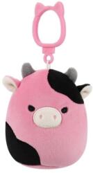 Jazwares Breloc SQUISHMALLOWS Vacă Neagră și Roz - Pollyanna (SQCP00509)