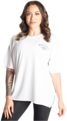 Better Bodies - Relentless Oversized Tee - Női Póló - Fehér/kék